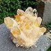 Produktbild DOUPE Heilende Kristalldekoration. Natürlicher gelber Quarz Raue Cluster Citrin Crystal Reiki Heilung Cluster Probe (Size : 400g)