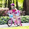 Kids Bike Stabilisers for Childs Bike Support Bike Wheels 12 14 16 18 20 Inch, Bicycle Training Wheels Mute Flash Wheels with Adjustable Bicycle Stabiliser Mounted Kit #4