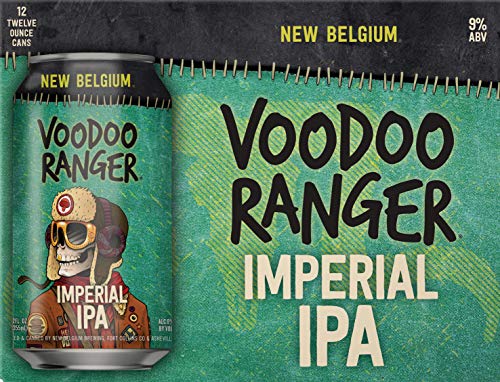 New Belgium Voodoo Ranger Imperial IPA, 12 Pk, 12 Fl Oz Cans, 9.0% Abv