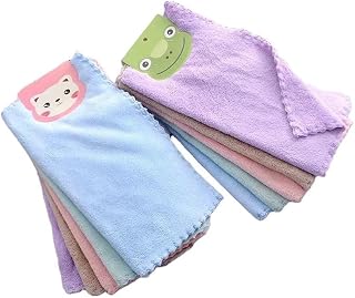 Outlay Home Face Towel/Handkerchief/Rumal/Hankey Microfiber Small Size -Soft and Super Absorbent Printed Face Towels for W... Price In India