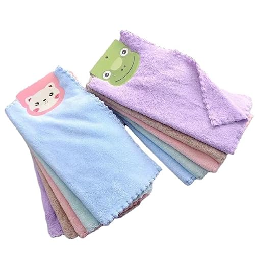 Face Towel/Handkerchief/Rumal/Hankey Microfiber Small Size -Soft and Super Absorbent Printed Face Towels for Women's, Kids and Newborn Babies - Set of
