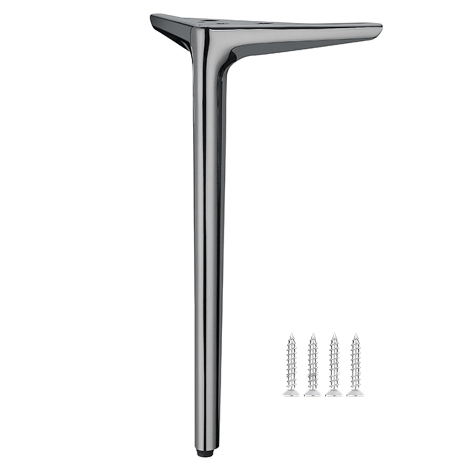 HYQOUKLR Adjustable Furniture Legs, Metal Furniture Legs Adjustable Leveling Feet Triangular Multicolor 35-45cm(Grau,45cm)