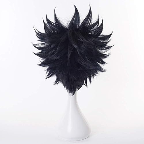 Miniatura 5 de OSIASWIG OSIAS Fushiguro Megumi JJK Cosplay peluca para hombre y niños