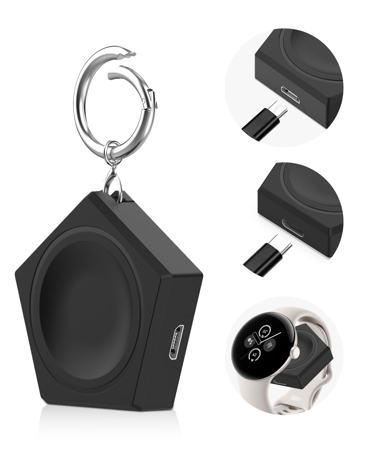 Amazon.co.jp: For 2 in 1 Google Pixel Watch 4/Pixel Watch