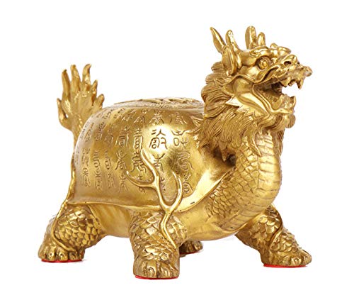 Statue bronze tortue de longévité ZXQUEGF pour sublimer un meuble vide