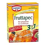  Cameo Fruttapec, para la cocción casera de mermeladas y gelatinas, 2 Unidades de 25 g