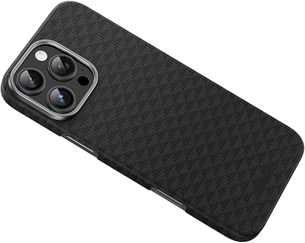 CONSTRAIN - iPhone 16 Pro ile uyumlu Kılıf Magsafe ile uyumlu Şarj Özellikli 0,5 Süper İnce Aramid Karbon Fiber Paris Kevlar