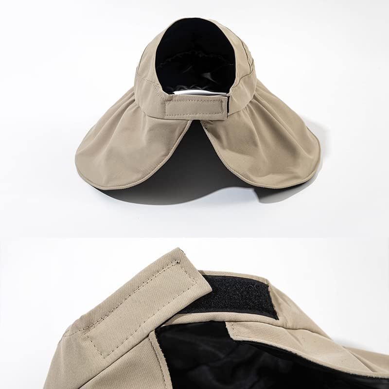 Big Eaves Empty top Sunshade Sunscreen Bucket hat Women's Versatile Summer Outdoor Riding Beach hat