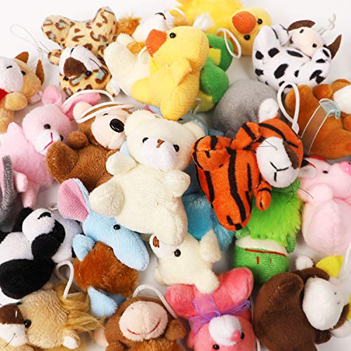 Juegoal MRWJ Mini Animal Plush Toy Set, Aitbay Cute Small Stuffed Animal Keychain Set thumb #1