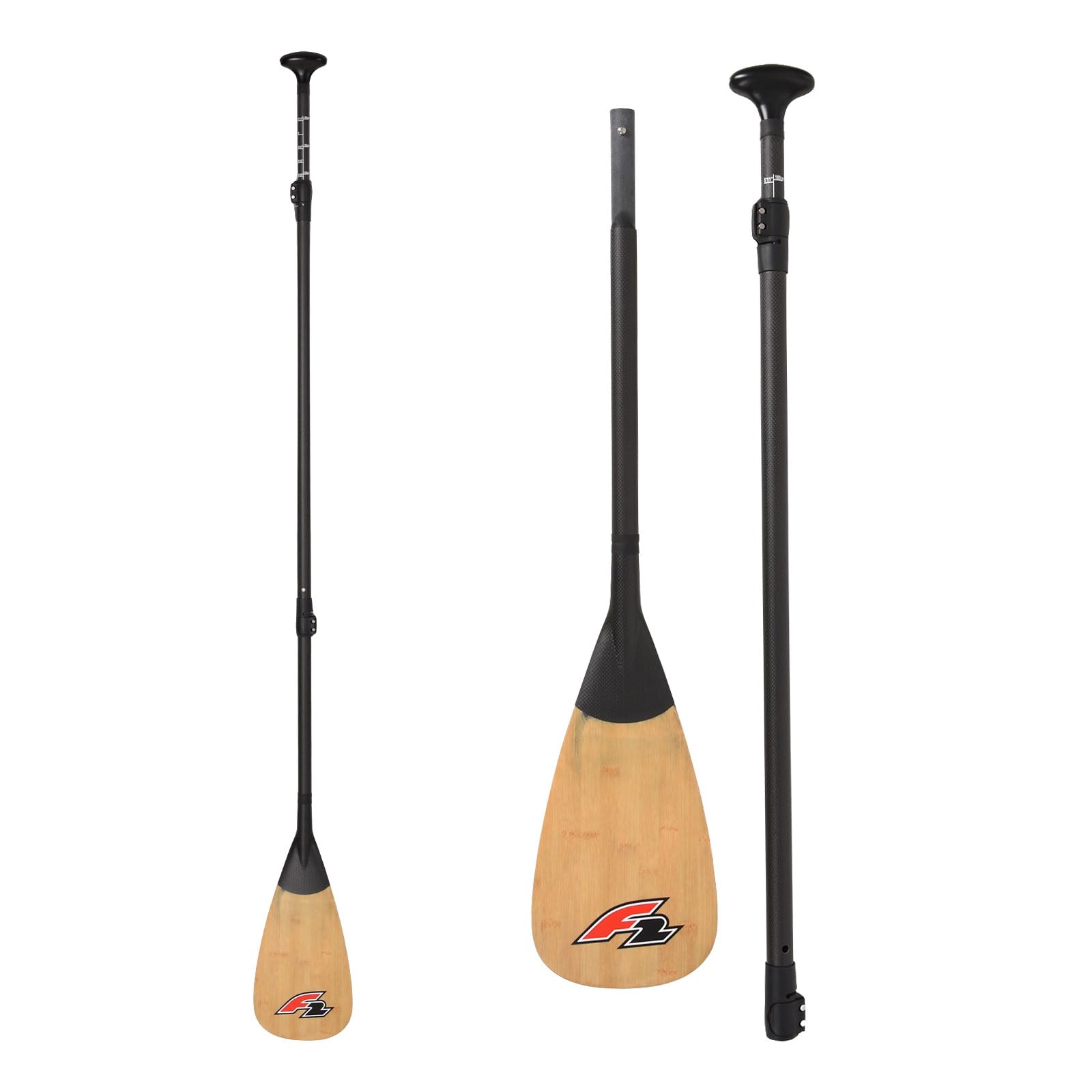F2 SUP Paddel Bamboo - Carbon 3 teilig Wood 2024/25
