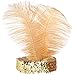 Produktbild BABEYOND 1920s Damen Stirnband mit Feder 20er Jahre Stil Haarband Inspiriert von Der Große Gatsby Kostüm Accessoires Damen One Size