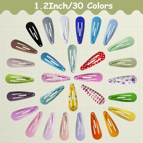 Pinzas para cabello mini metálicas SLYFTE, pack 120 piezas miniatura 2