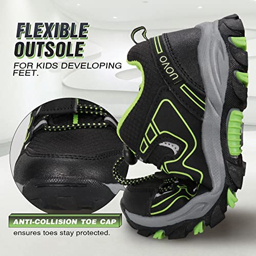 UOVO Boys Trainers Kids Water Resistant Walking Shoes Sports Outdoor Sneakers Children Trekking Hiking Footwear Running Shoes Size 11.5 UK Child to 5.5 UK - Image 5