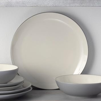 Noritake Colorwave Slate Set of 4 Coupe Dinner Plates, 10-1/2