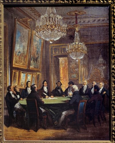 Affiche toile l'Orléans Proclamation, reproduction d'art Desire Court en grand format
