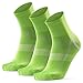 Calcetines Deportivos Quarter Pro 3 Pares (Verde/Gris, EU 43-47)