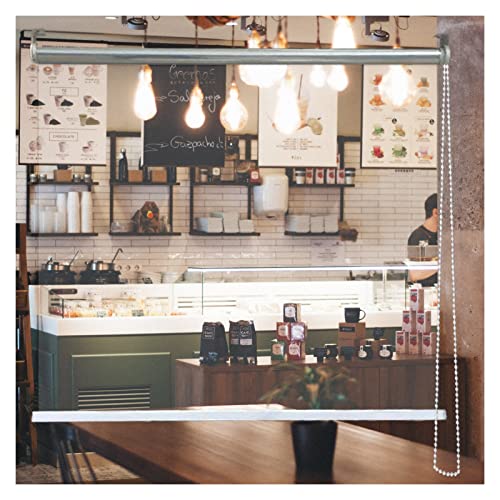 LVLDAWA Transparente Impermeable Cortina, Persianas Enrollables Cover
