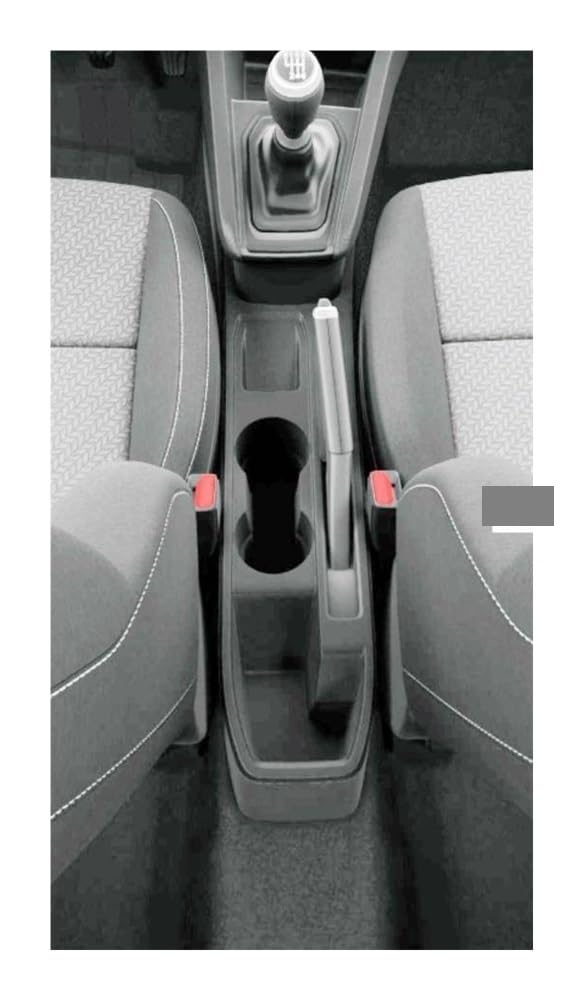 NEIGHBOBHOOD Console Centrale Consoles Pour R&enault Pour Clio 5 Accoudoir De Voiture Boîte Accoudoir Intérieur Boîte De Rangement Centrale(B White Line 3usb