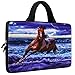 Mibbxea Neoprene Laptoptasche 10 Zoll - Schutzhülle Tragetasche mit Griff für 9.7-10.1" Notebooks & Tablet, Wasserdicht, Leichte & Stoßfest (Pferd im Galopp)