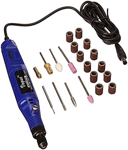 Vogue Professional slim easy to use nail file drill 7 specialty attachments bits acrylics natural nails gels, variable speed, easy to use manicure pedicure, callus removal
