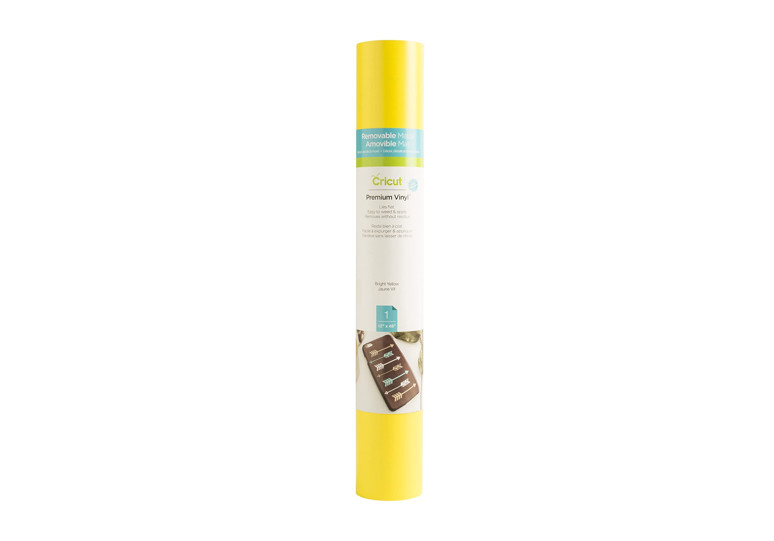 Cricut Bright Yellow Premium Vinyl – Removable