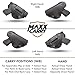 Maxx Carry IWB Soft Leather Fits G 43, 43X 9mm | Ruger EC9s, LC9s, LC9, Walther PPS /M2, Springfield XDS 3.3, S&W M&P 380 Shield EZ, Beretta APX Carry, Taurus PT 709 Slim. Universal Gun Holster