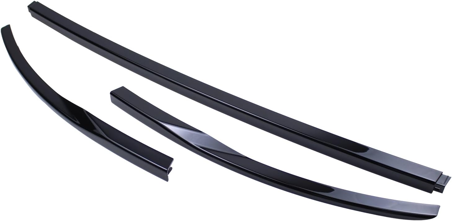 ApplianPar 3Pcs Front Middle Left and Right Bumper Grille Body Molding for Land Rover Range Rover 2018-2022