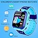 DDD 2025 Kids Smart Watch GPS Tracker,SIM Card for Calls,7-Day Battery IP67 Waterproof SOS Call - No Game Distraction - Birthday Gift for Boys Girls (Blue)