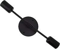 Vista 9 de Juego de 2 apliques de pared dobles para interiores, E27 E26, luces de pared modernas, 85 a 265 V, arriba y abajo, para sala de estar, dormitorio