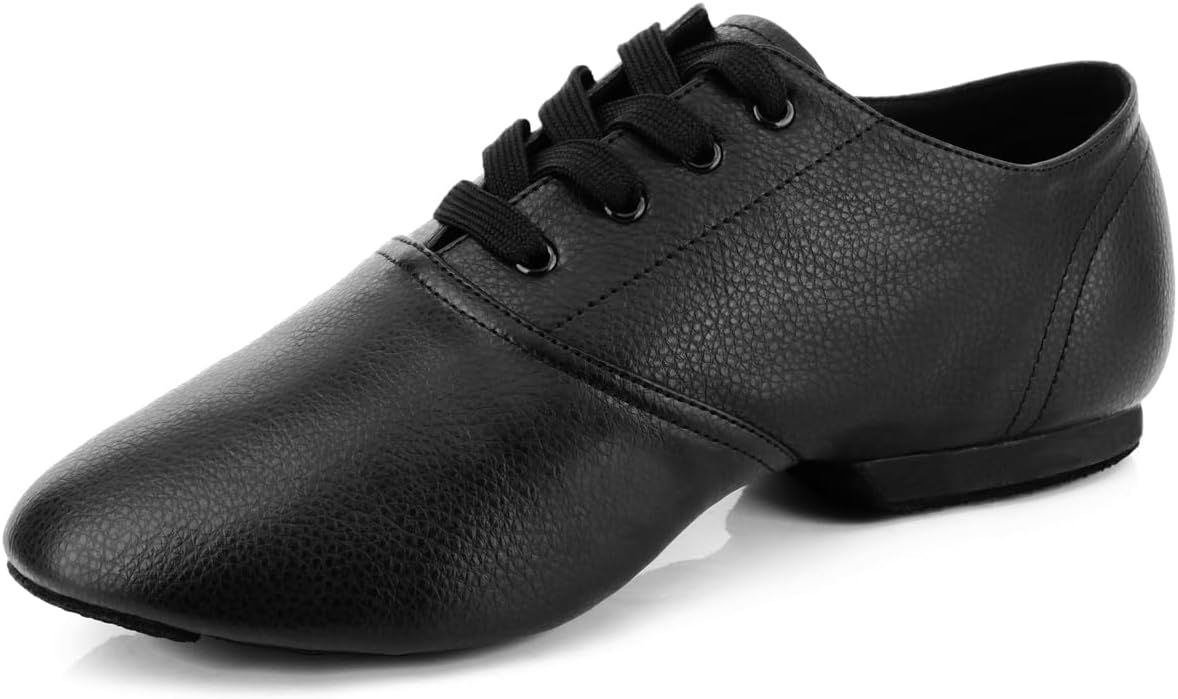 Jazz Dance Shoes for Women Girls,Jazz Dancing Shoe for Woman Unisex Adult Leather