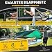 Zero Gravity Trampolin Outdoor Ø 183/244/305/366/427 cm, TÜV GS, Smartes Klappnetz für schnellen Auf- und Abbau, Outdoor Trampolin Komplett-Set inkl. Leiter, Aufbauvideo, Ultima 4