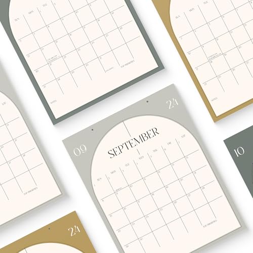 Calendar 2024-2025 - Versatile 8.5x11 2024 Calendar Runs Until December 2025 - Easy Planning with the Aesthetic Calendar July 2024-2025 - Karto - Boho Color - Thumbnail 3