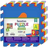 Perfecto para cualquier suelo CRISCOLOR Losetas Puzzle Números 30x30cm. 9 Piezas