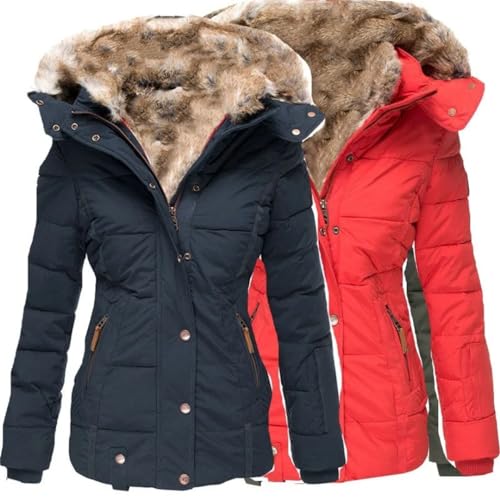 Women's Winter Hooded Warm Thickened Parka Military Hooded Jacket3