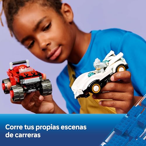 Regalo Gamer para Niños de 8 Años LEGO Sonic Coche de Silver y Knuckles 4