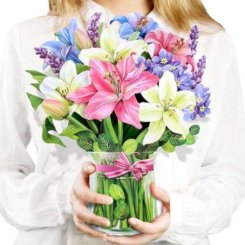 Airpark Pop Up Birthday Gift Cards, Paper Flowers...