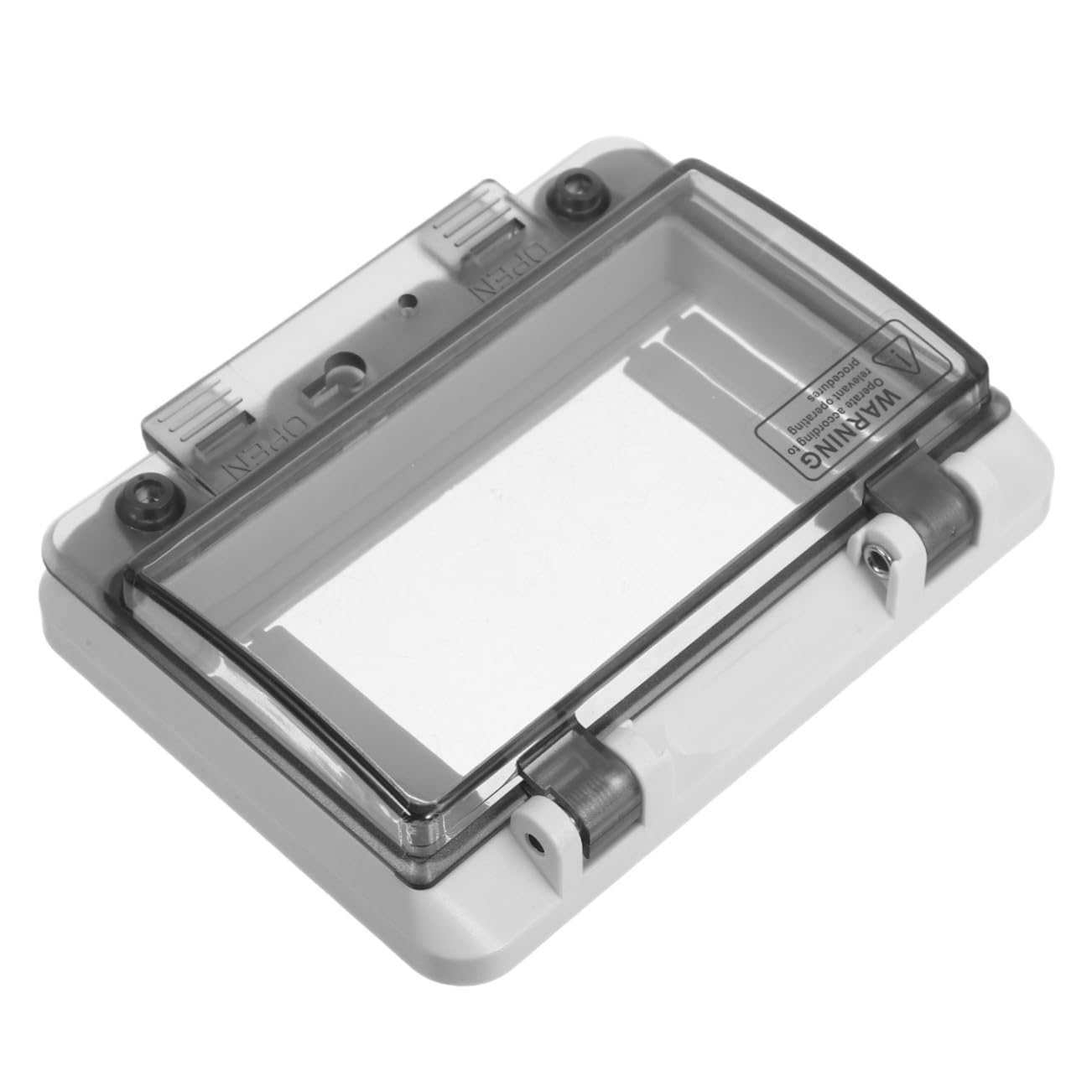 Generico Scatola Protezione Distribuzione Trasparente Vie Copertura per Quadro Elettrico con Finestra Visiva Antipolvere e Antiumidità per Interno ed Esterno