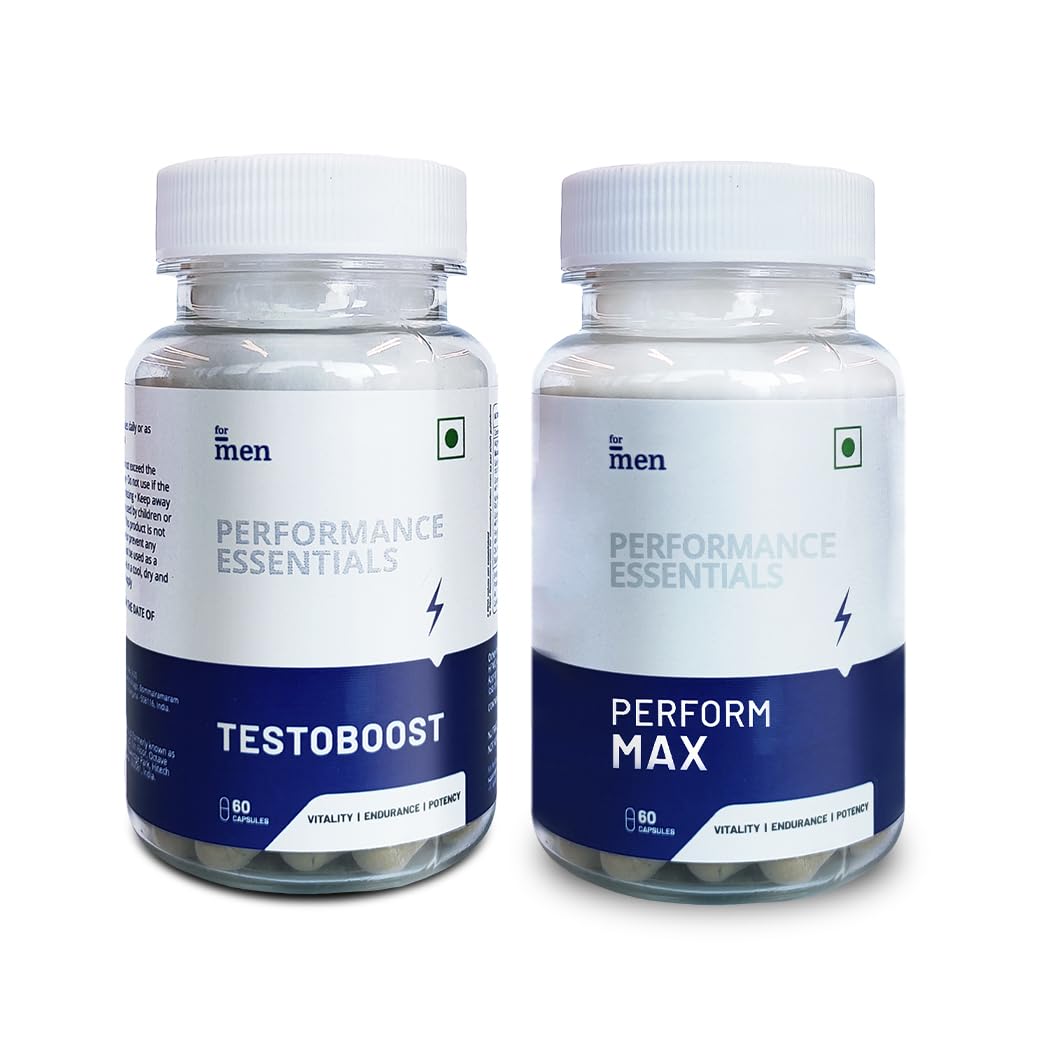 ForMen Testosterone Support Supplement For Men 60 Capsules and ForMen Perform Max Safed Musli Capsules for Men 60 Capsules (B0CQ55MX4L) Amazon Price History, Amazon Price Tracker