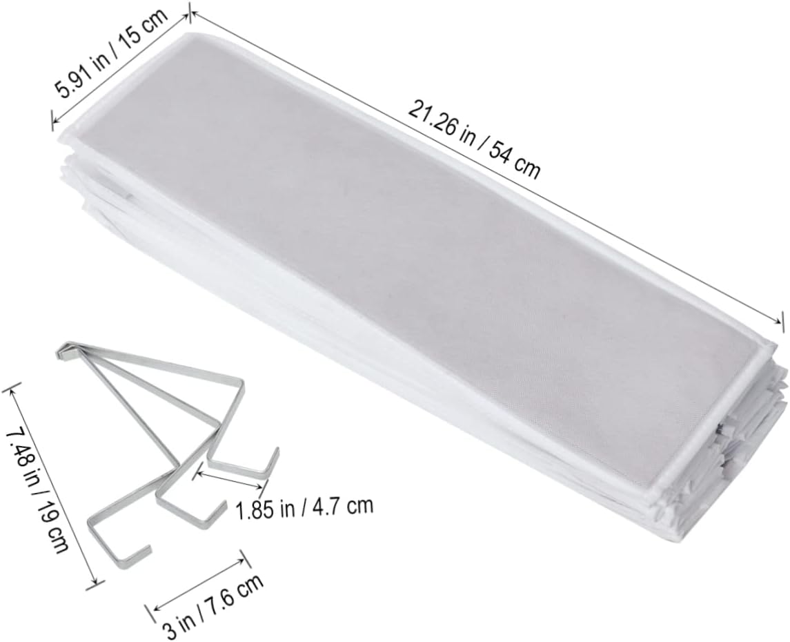 over The Door Shoe Organizer Space-saving Hanging Storage for Shoes Slippers and Accessories Bedroom Closet Dorm Room White