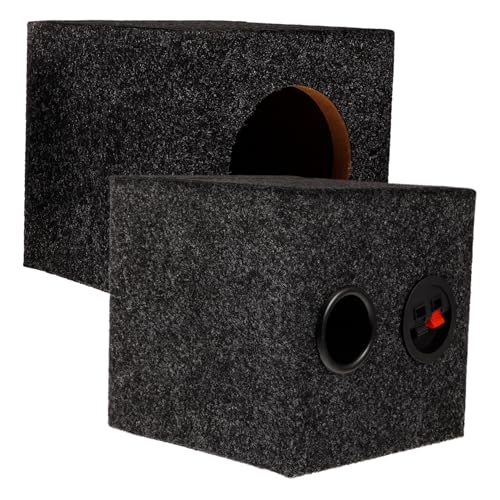 Angoily Boîte De Haut-Parleur Encastrée Et Recouverte De Moquette Accessoires De Remplacement pour Voiture Système Audio Amélioré