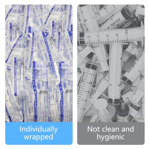 30 Stück Spritze 2.5ml Kunststoffspritze mit Kappen, Plastiktube Spritzen, Spritzen Klein, Dosierspritze Liquid Spritze für Hobby und Heimwerker,Einzeln Versiegelte Verpackung