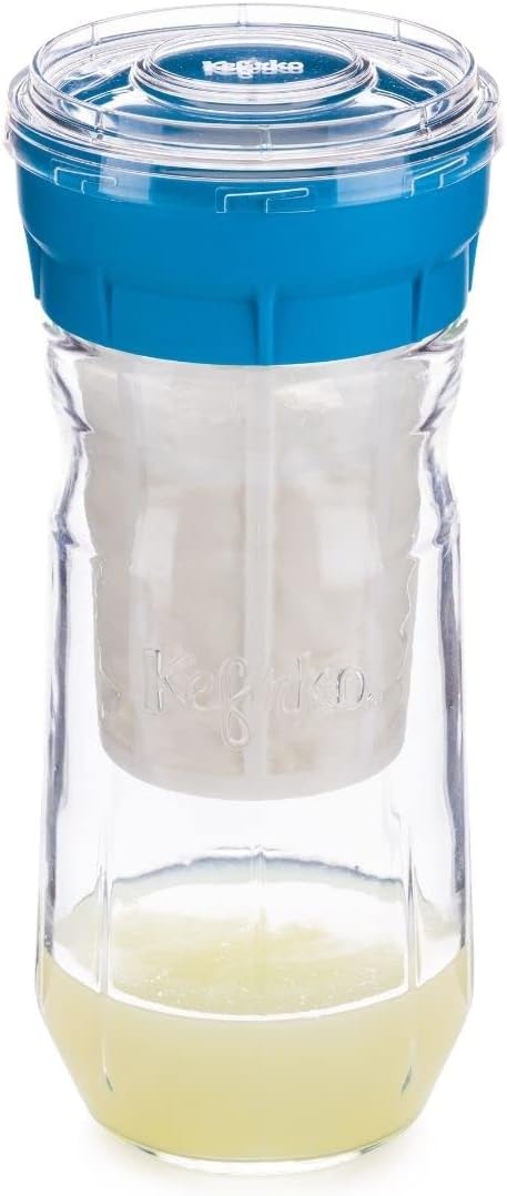Kefirko Cheese Maker 1.4L - the Ideal Kit for Making Kefir Cheese at Home Easily - Blissful Blue