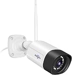 Hiseeu 5MP Spotlight Wireless Security Camera, Outdoor Home Security, Color Night Vision, 2.4GHz WiFi, SD Card and Cloud Storage Supported, Works with Alexa