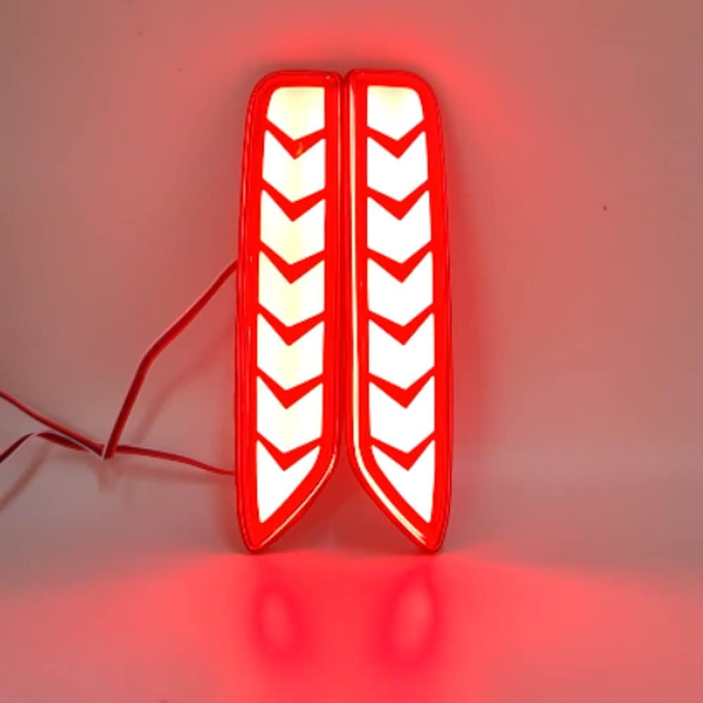 Car LED Brake Light for Mitsubishi Attrage 2021+ Mirage 2020+ Xpander Cross 2022+, LED Night Driving Light + Brake Light + Streamer Turn Signals Light, Star Scan