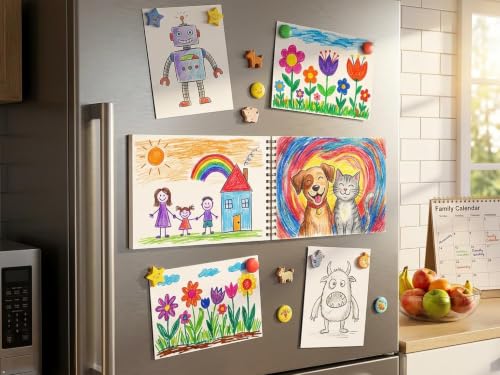 Image of Soucolor Sketch Book 9 inch x 12 inch, 100 Sheets Kids Art Sketchbook Drawing Pad