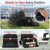 Suteck Wide Stadium Seats with Back Support 2 Pack, Portable Sofa Style Bleacher Chair with Back and Cushion, Armrest, 6 Reclining Positions Backpack Stadium Chair for Sports Events