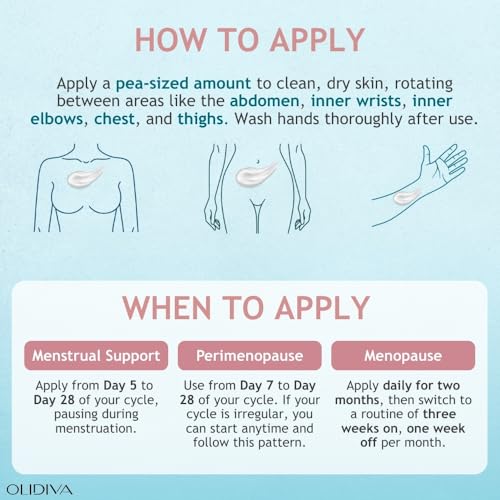 Wild Yam Cream, Hormone Balance for Women | Natural Estrogen & Progesterone Free Hormone Support | For PMS & Menopausal Comfort | Day & Night Cream for Hot Flashes & Night Sweats, (3.4 oz) - Image 6