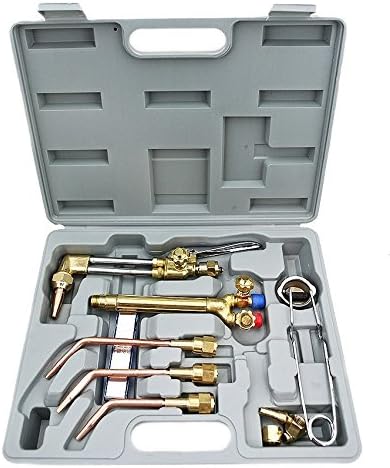 Rison NEW VICTOR Type Gas Welding & Cutting Kit Oxygen Torch Acetylene Welder Tool Set