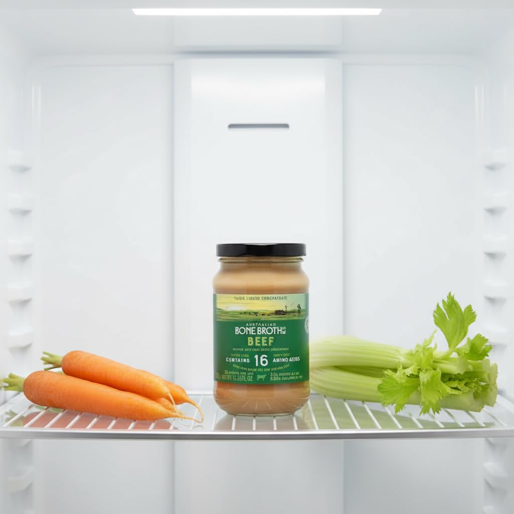 ABBCo Beef Bone Broth Concentrate, Made with New Zealand Beef, Halal, Savoury Cooking Stock Base for Soups, Gravies & Sauces, Just Add Hot Water.