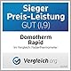 Domotherm Rapid - digitales Fieberthermometer mit 2 Nachkommastellen, Messwertspeicher, flexible Spitze, Baby Kinder geeignet